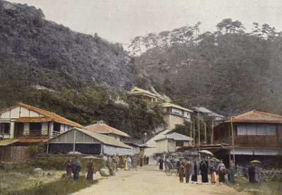 A Street in Nunobiki, Near Kobe by European Photographer